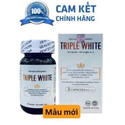 Viên Uống Hỗ Trợ Trắng Da Dietary Supplement Triple White