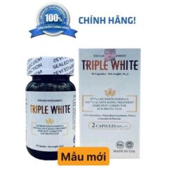 Triple White – Viên uống hỗ trợ chống nắng trắng da Date 2025
