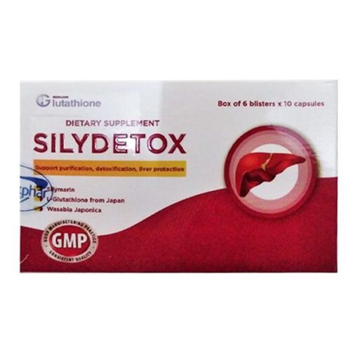 Viên uống Silydetox hỗ trợ giải độc gan, đẹp da 60 viên